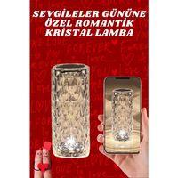 Sevgililer Günü İçin Hediye Kristal Lamba Sevgiliye Hediye Usb Şarjlı Gece Lambası