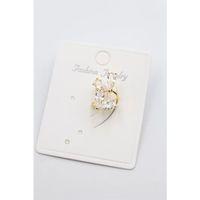 Taşlı Kıkırdak Küpe - Altın