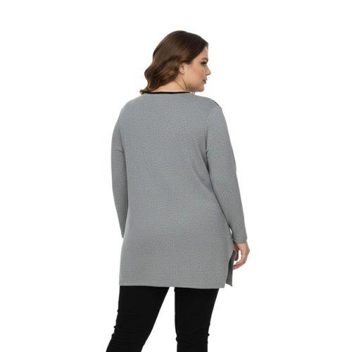 Kadın Yumoş Taşlı Baskılı Tunik BGL-ST05070