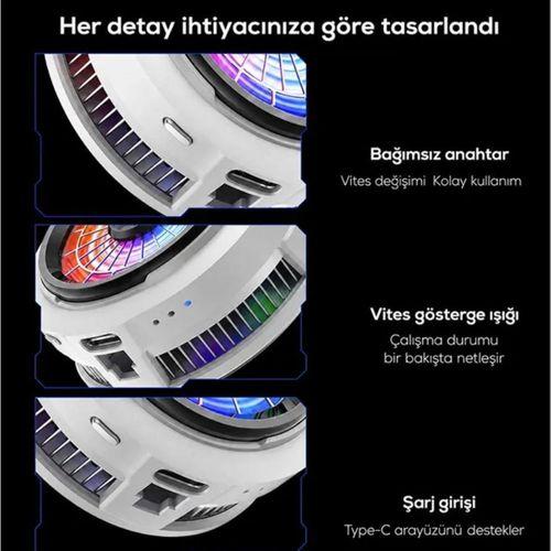 Zhltools CX20 Manyetik Telefon Soğutucu | 20W TEC Yarı İletken Soğutma | RGB Işıklı | MagSafe Uyumlu