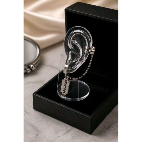 Monalisa Home  Çelik Renk 12mm Tragus Pirsıng