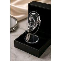 Monalisa Home  Çelik Renk 12mm Tragus Pirsıng