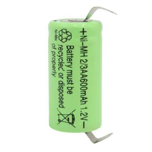 PowerMaster PM-17934 1.2 Volt 600mAh NI-MH 2/3AA Şarj Edilebilir Puntalı 14280 Lityum Pil