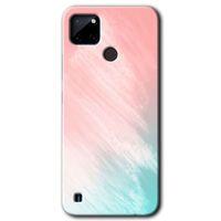 BeRa Aksesuar Realme C21 Kılıf Baskılı Kapak - Art Design 25 +Tam Kaplayan Mat Seramik