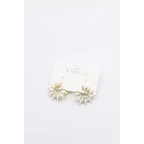 Mineli Küpe - Beyaz