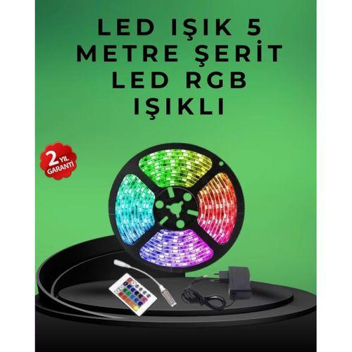 Pratik Kurulumlu 5 Metre Kumandalı Şerit Led