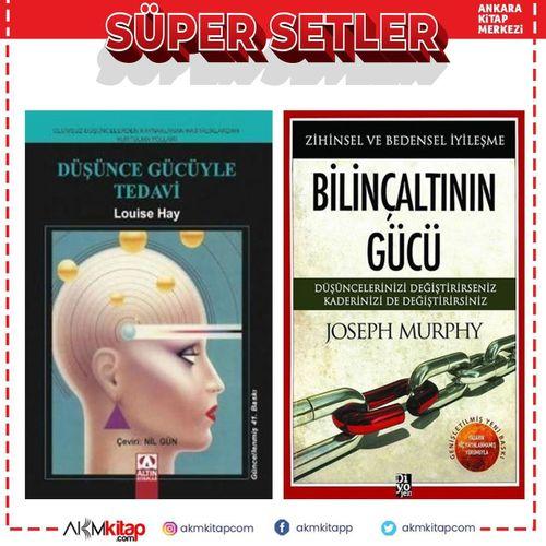 Diyojen Yayıncılık Bilinçaltının Gücü ve Altın Kitaplar Düşünce Gücüyle Tedavi Seti 2 Kitap