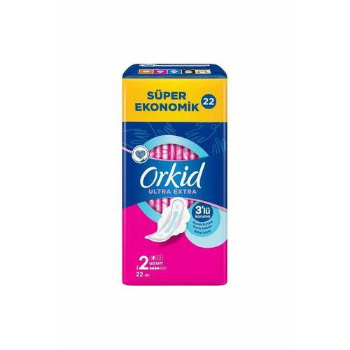 Orkid Ultra Ekstra Süper Ekonomik Hijyenik Ped Uzun 22'li