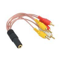 3.5 Mm Stereo Dişi 6 Tos Erkek 5+1 Kablo