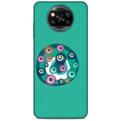 Nazarium (25) Desenli Silikon Kapak Xiaomi Redmi Poco X3 Kılıf