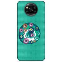 Nazarium (25) Desenli Silikon Kapak Xiaomi Redmi Poco X3 Kılıf