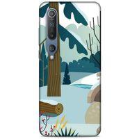 Xiaomi Mi 10 Kılıf Snowix (17) Tasarım Kılıf Yeşil