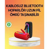 Yüksek Ses Kaliteli Kablosuz Hoparlör Led Işıklı