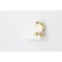 Taşlı Halka Küpe - Altın