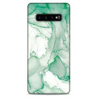 Samsung Galaxy S10 Plus Uyumlu Kılıf Yeşil Delisi (4) Koruma Kılıfı Pastel yeşil