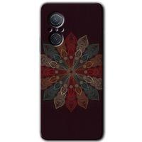 Huawei Nova 9 SE Kılıf HD Desen Baskılı Arka Kapak - Mandala Flower Wal