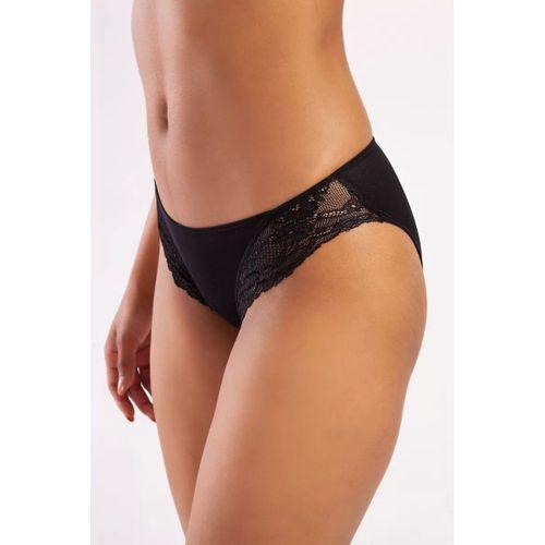 Golshan Goldy Mini Slip, Kadın Dantelli Siyah Külot