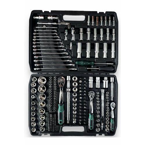 Tam Profesiyonel Germany 72 Diş Eğik Cırcır 216 Parça Lokma Takımı Oto Tamirci Tam Set 1/2-3/8-1/4