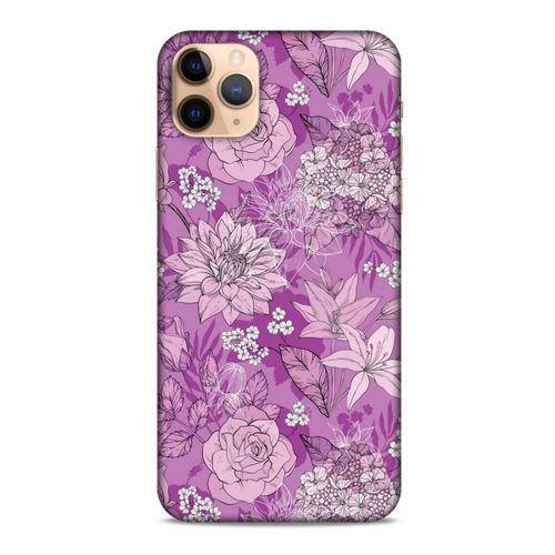 Apple Iphone 11 Pro Uyumlu Kılıf Pembe Delisi (8) Baskılı Kılıf Çiçek