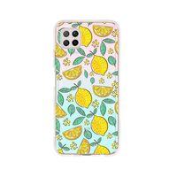Huawei P40 Lite Limonlar Desenli Premium Şeffaf Silikon Kılıf