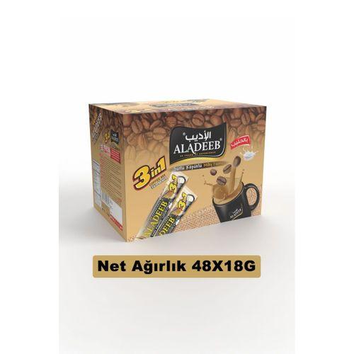 3'ü 1 Arada Sütlü Köpüklü 48'li Fırsat Paketi Ekonomik Hazır Kahve