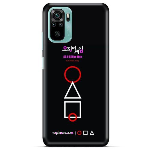 Xiaomi Redmi Note 10 5G Uyumlu Kılıf Squid Game (37) Silicone Cover Soo