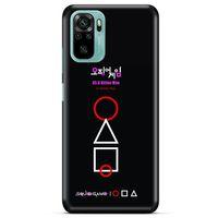 Xiaomi Redmi Note 10 5G Uyumlu Kılıf Squid Game (37) Silicone Cover Soo