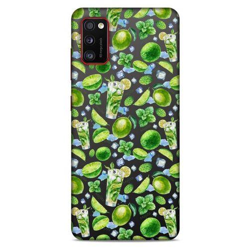 Frutix Lime 01 Samsung Galaxy A41 Kılıf Desenli Silikon