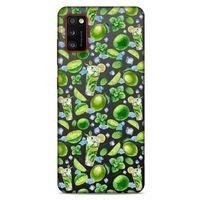Frutix Lime 01 Samsung Galaxy A41 Kılıf Desenli Silikon