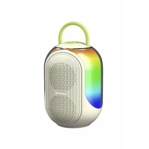 Bluetooth Hoparlör Çift Mikrofonlu Kablosuz Parti Speaker Beyaz