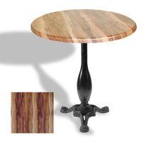 Dockers Çipa 2015 Döküm Ayak Yuvarlak Masa Çap 90cm - (Werzalit, Wermodin ve Allzalit Tabla) - Wood