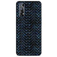 Huawei P Smart 2021 Kılıf Dragons (4) Koruma Kılıfı Ejderha Skin Lacivert
