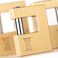 Kale Yatay Sarı Pirinç 80 Mm