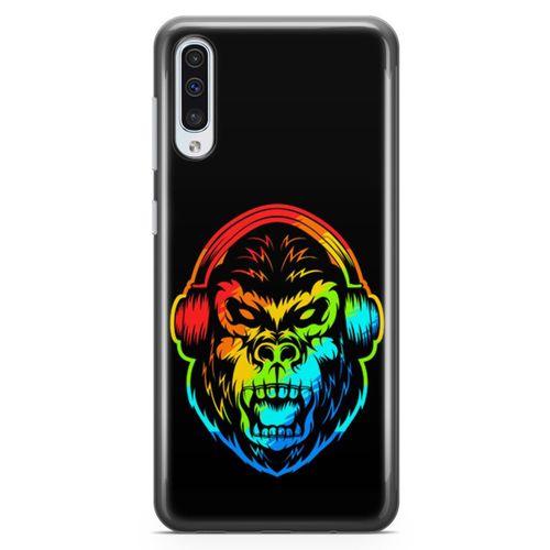 Samsung Galaxy A50 Kılıf Goril Colorful Arka Kapak Koruma Desenli Full Koruyucu
