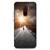 Xiaomi Pocophone F1 Kılıf Depresyon (38) Neo Hybrid Kılıf Yeşil Kırmızı Mor