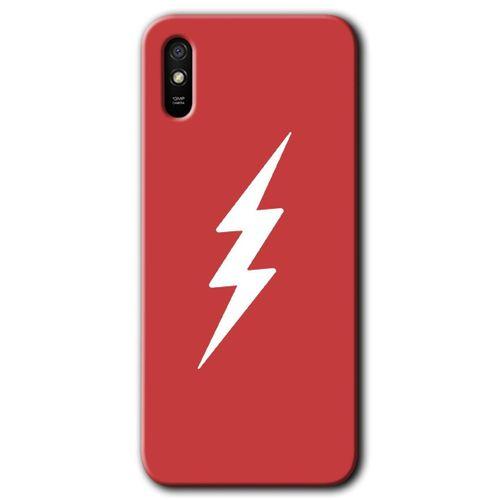 Xiaomi Redmi 9A HD Baskılı Kılıf + 9D Tam Ekran Koruyucu - Flash Logo