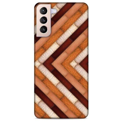 Lopard Samsung Galaxy S21 Plus Uyumlu Kılıf Patchwork (40) Fit Silikon Kılıf
