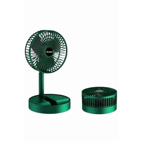 3 Kademe Hız Ayarlı Vantilatör Telefon Standlı Şarjlı Katlanabilir Soğutucu Pervane