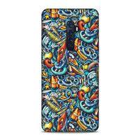 Oppo Reno 2 Kılıf Deniz Sporlari Doodle Arka Kapak Silikon Koruma Full Koruyucu