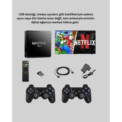 Retro Oyun Konsollu Akıllı Android Tv Kutusu