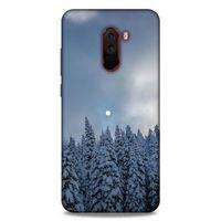 Lopard Xiaomi Pocophone F1 Uyumlu Kılıf Gece'S (25) Antişok Kapak Karbeyaz