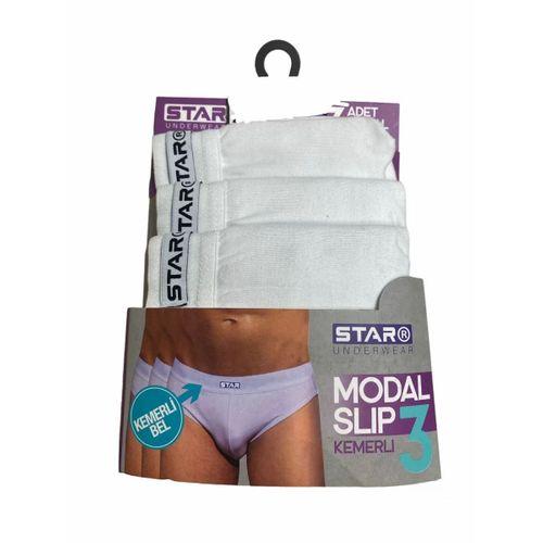 Star 109 Erkek  3'lü Modal Slip