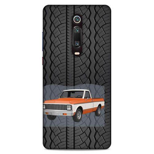 Lopard Xiaomi Redmi K20 Pro Uyumlu Kılıf PickUpX (11) Tam Koruma Turuncu Beyaz