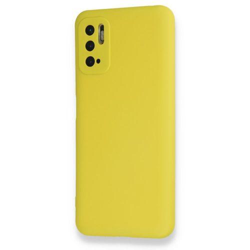 Xiaomi Redmi Note 10 5G Kılıf Nano içi Kadife  Silikon - Sarı