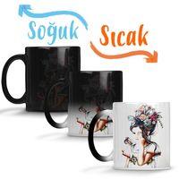 Ağlayan Kız Sihirli Kupa Bardak Porselen