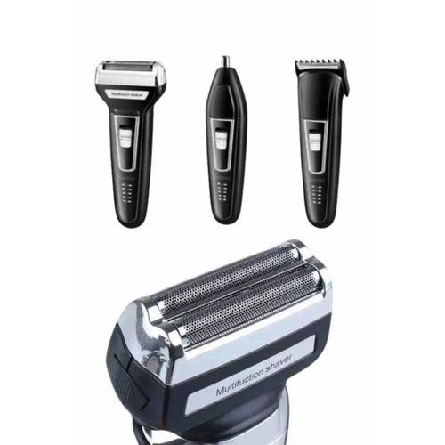 Kulak Burun Kıl Kesme Ense Yanak Tıraş Seti 3 Başlıklı Profesyonel