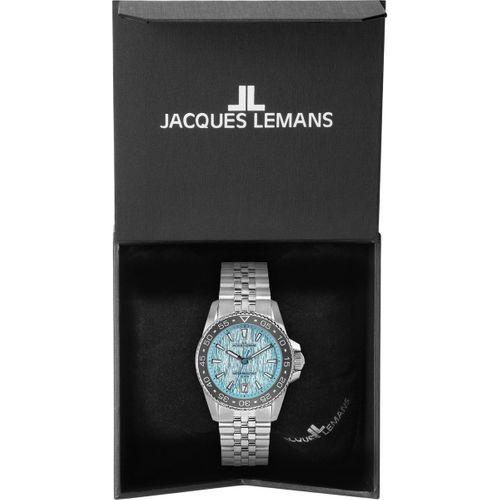 Jacques Lemans Liverpool JL.1-2205M Quartz Çelik Gri Mavi Kadran 20 ATM 41 mm Erkek Kol Saati