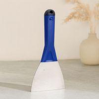 Metal Kazıma Spatulası 100 mm Kapaklı Plastik Saplı (No:10)
