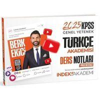 2025 KPSS Türkçe Akademisi Video Ders Notları İndeks Akademi