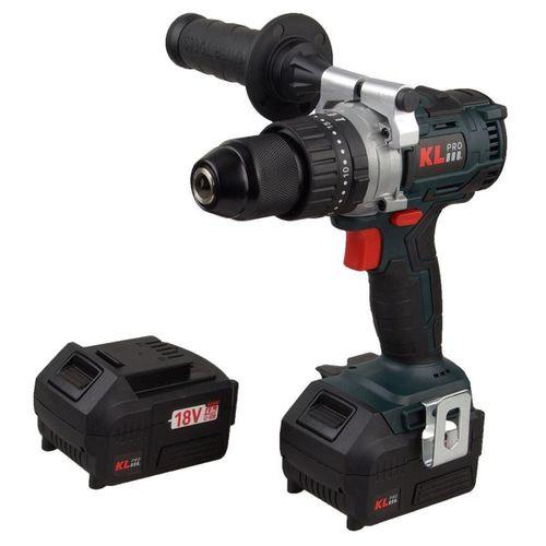 KLPRO KLDM1840B Akülü Darbeli Matkap 18V4.0Ah Li-ion Çift Akülü